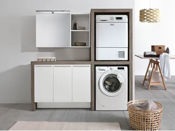 STORE 417 - Laundry room cabinet with sink for washing machine by Gruppo Geromin - view 2